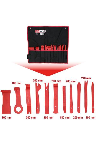 KS Tools Set de Pene din Plastic MASTER, 11 Piese