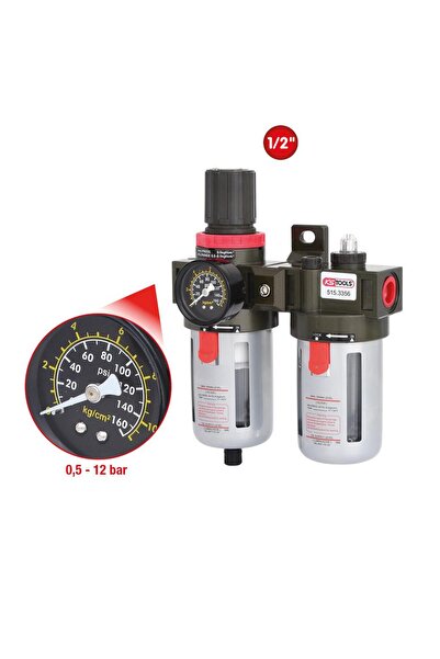 KS Tools Unitate de întreținere pentru aer comprimat, racord 1/2", presiune d...