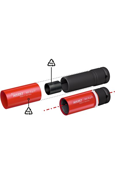 HAZET 21 mm impact socket, model HZ903SLG-21
