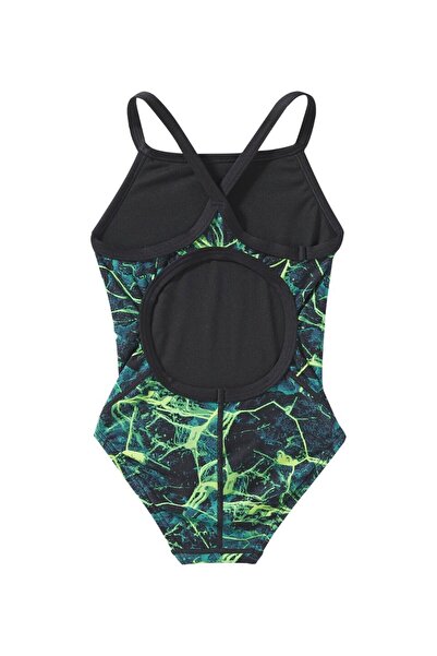 TYR Durafast Elite ®   Df Girls' Swimsuit - Synapse (Green)
