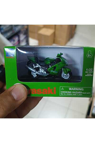 LRS STORE Kawasaki ZX-12R Metal Model Motosiklet 7,5 cm Özel Standlı Koleksiyon Oyuncak Motorsiklet 1/32