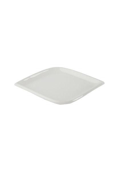 SQUALO Squalo - Elegant Teardrop-Shaped Porcelain Dish with Contemporary Design - White 3x21.2x21.2 cm