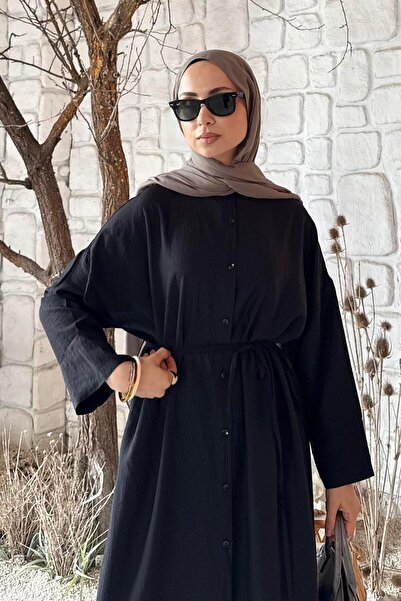 lamelif Pat Detailed Dress Black