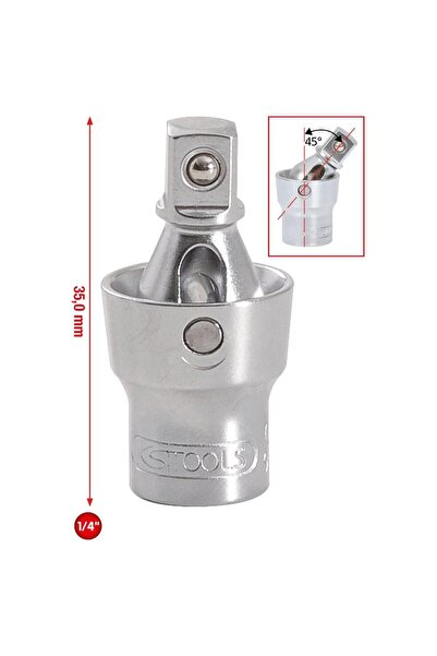 KS Tools 1/4" Power Ball Joint for Connection and Support