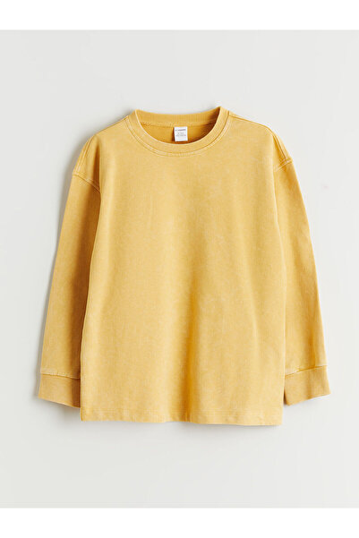 LC Waikiki Two Mt Shop Quality Lcw Kids Yellow 2 Thread Plain Loose & Baggy B...