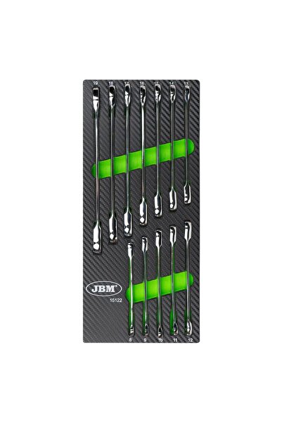 JBM Set de 12 Chei cu Cliquet Articulat EVA JBM, Model 15122
