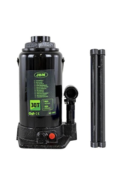 JBM Cric Hidraulic 50825, Capacitate de Ridicare 30 Tone, Înălțime de Ridicare 285-465 mm, Culoar