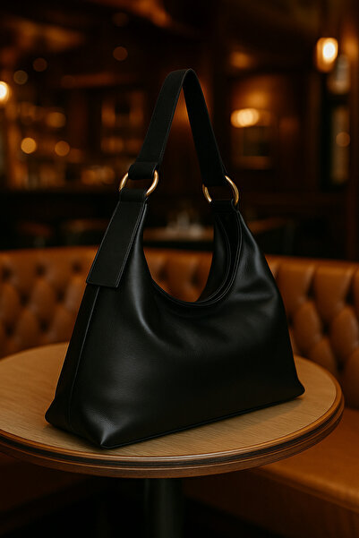 ESTUTE Lüks Suet Askılı Deri Salaş Omuz Çantas