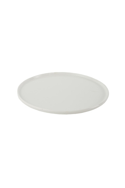 SQUALO Squalo Porcelain Round Serving Platter with Contemporary Design - White 2 x 27 x 27 cm