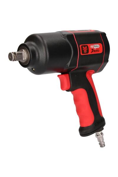 KS Tools Pneumatic impact screwdriver 1/2'' THE DEVIL, 1600 Nm, high performance