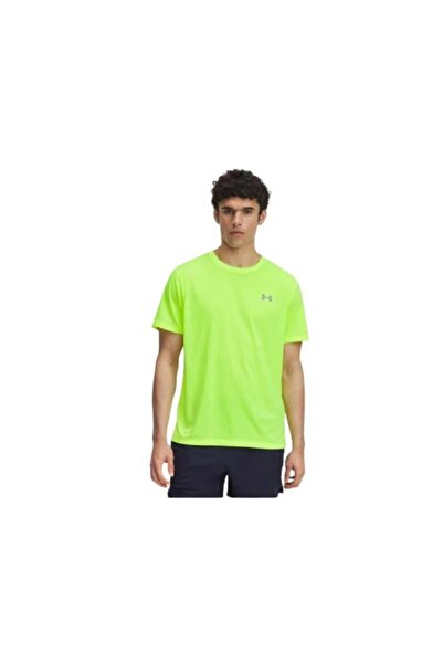 Under Armour Ua Launch Shortsleeve 1382582-732 Sarı Tişört
