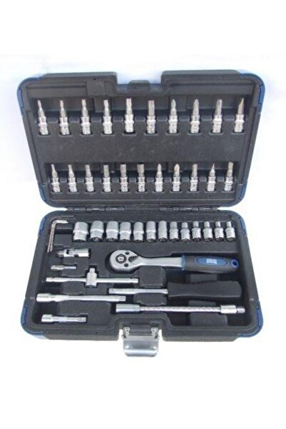 Garage Meister Trusă de scule 46 piese GM53201, cu clichet mic, biți și tubul...