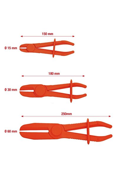 KS Tools Set de 3 clești pentru demontarea furtunurilor