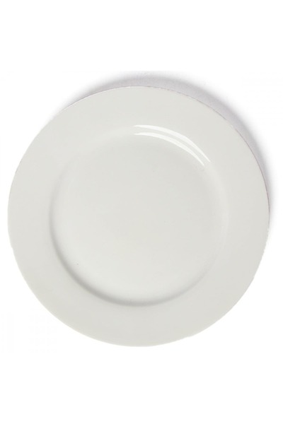 SQUALO Squalo - Elegant Round Porcelain Dish with Modern Design - White 26.8X26.8X2.5 cm
