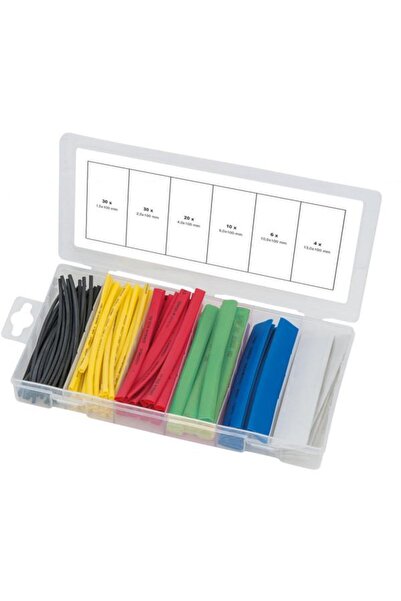 KS Tools Set de 100 Tuburi Termocontractabile 970.0540, Rata de Contracție 2:...