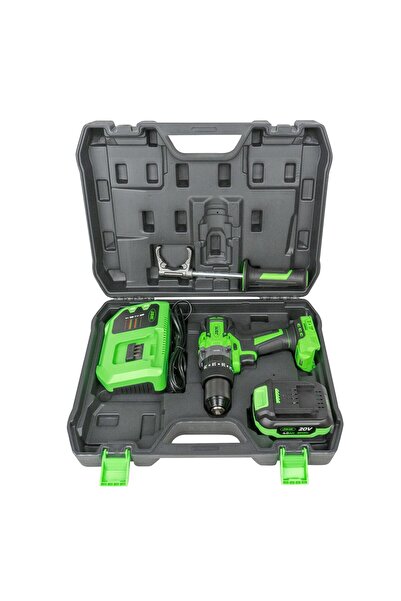 JBM Mașină de Găurit cu Percuție, 2 Viteze, cu Baterie și Valiză, Model 60047C