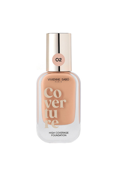 Vivienne Sabo Coverture High Coverage Fondöten 02 Beige - Full Coverage & Nat...
