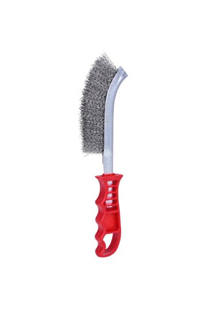 KS Tools Hand Wire Brush 201.2300, Crimped Steel Wire, 250 mm, Plastic Handle