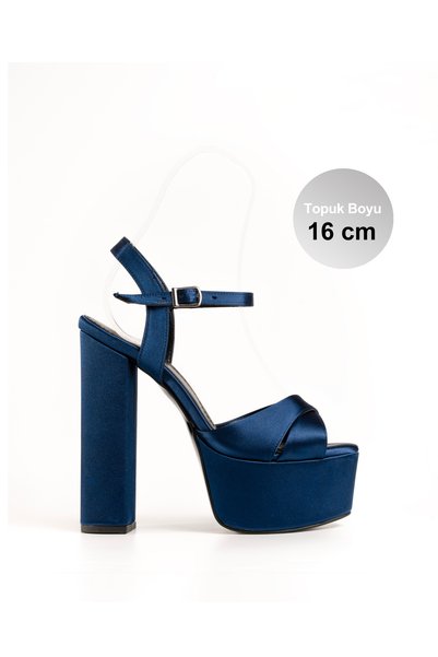 E&L Company Net 16cm Lacivert saten. Koşma Garantilidir. Muazzam işçilik.