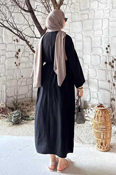 lamelif Pat Detailed Dress Black