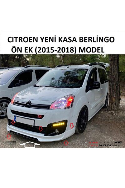 Bodykitartgarage BERLİNGO ORTA KASA ÖN EK(BOYASIZ)FİBERGLASS