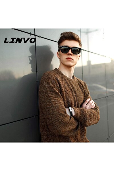 ZARORA LINVO Polarized Sunglasses for Men Driving Sun glasses Shades 80's Retro Style Brand Design Square