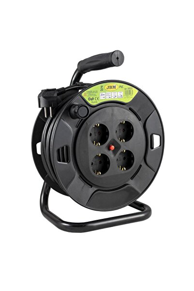 JBM Tambur pentru Cablu Electric, Lungime 25m, Model 51033