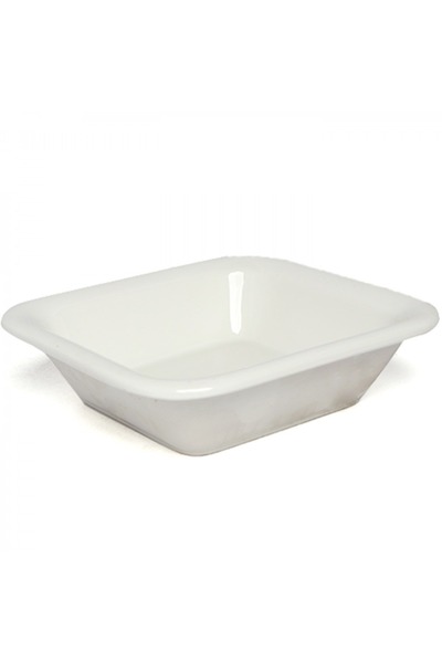 SQUALO Squalo - Elegant Square Serving Dish (Porcelain) with a Contemporary Design - White 5.5x20.5x20.5 cm