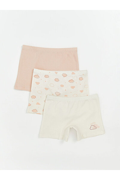 LC Waikiki Printed Girl's Boxer Set of 3