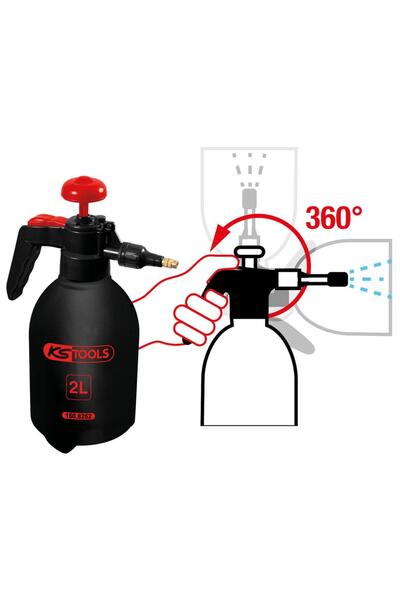 KS Tools Pulverizator Universal cu Pompă de Presiune, Capacitate 2 Litri