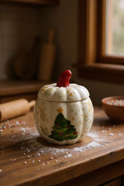 LAVİNYACONCEPT Yılbaşı - Kabak Kavanoz - Saklama Kabı