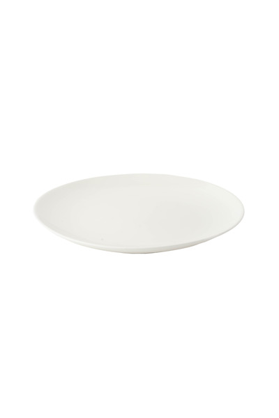 SQUALO Squalo - Round Serving Dish (Porcelain) with an Elegant and Contemporary Design - White 2.5x20.3x20.3 cm