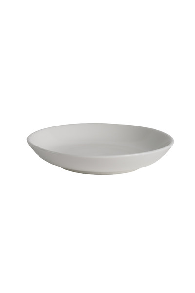 SQUALO Squalo - Round Serving Dish (Porcelain) with an Elegant and Contemporary Design - White 11.8X11.8X2 cm