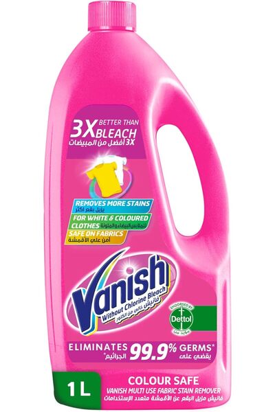 Vanish Vanish Liquid Laundry Stain Remover, Pink, 1 L, 1000.0 g