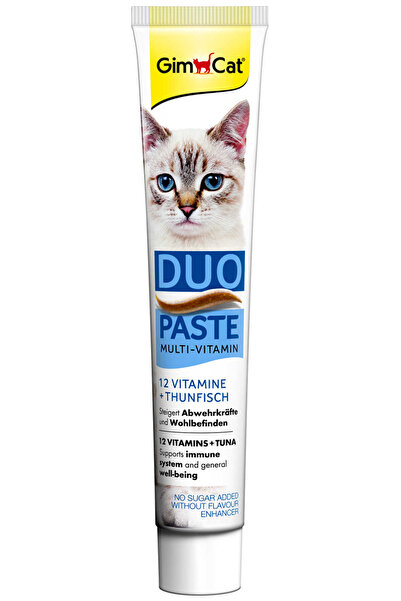 Gimcat Duo Paste Multivitamin Tuna Balığı ve 12 Vitamin 50gr