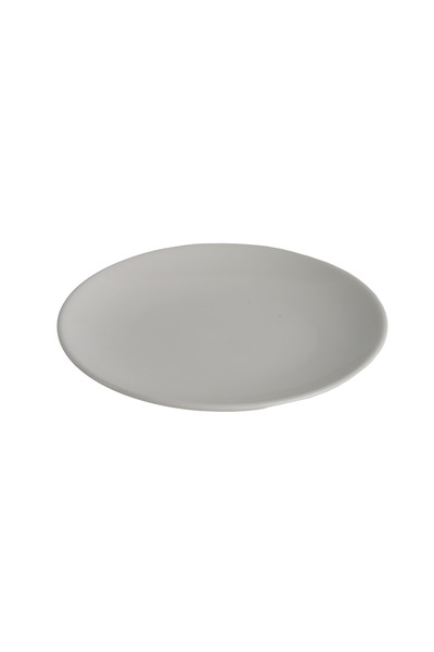 SQUALO Squalo - Round Serving Dish (Porcelain) with an Elegant and Contemporary Design - White 14.3X14.3X1.9 cm