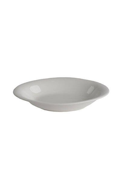 SQUALO Squalo - Round Serving Dish (Porcelain) with an Elegant and Contemporary Design - White 19X19X3.4 cm