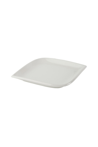 SQUALO Squalo - Elegant Teardrop-Shaped Porcelain Dish with Contemporary Design - White 2.5x18x18 cm