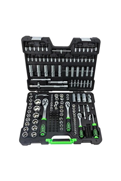 JBM 179-piece tool set 54035: 1/2-inch, 3/8-inch and 1/4-inch square drive sockets