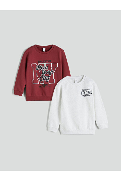 LC Waikiki Hanorac pentru băieți cu gât cu imprimeu