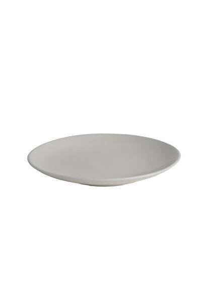 SQUALO Squalo - Round Serving Dish (Porcelain) with an Elegant and Contemporary Design - White 14.3X14.3X1.9 cm