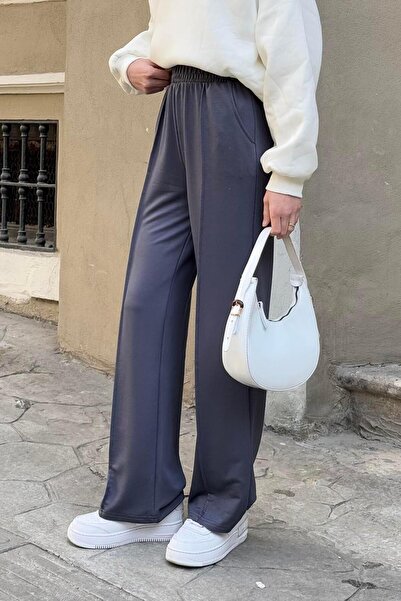 lamelif Çıma Detailed Trousers Anthracite