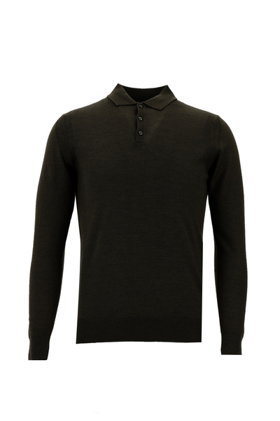 Kiğılı Pulover de tricotaj cu gât polo