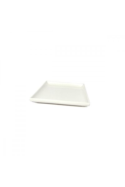 SQUALO Squalo - Elegant Rectangular Flat Serving Dish (Porcelain) White - 1.8x25.2x17.2 cm