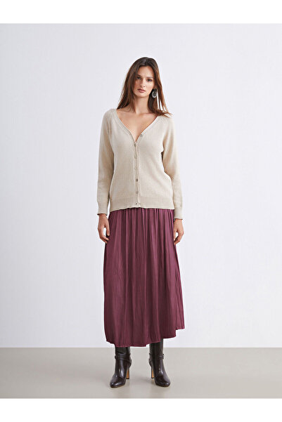 LC Waikiki V-Neck Women's Knitwear Cardigan