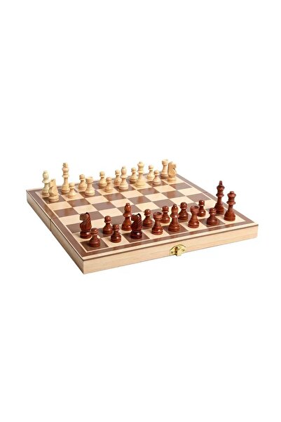 VERK 3 in 1 Game, Chess, Backgammon and Checkers, 29 x 29 cm