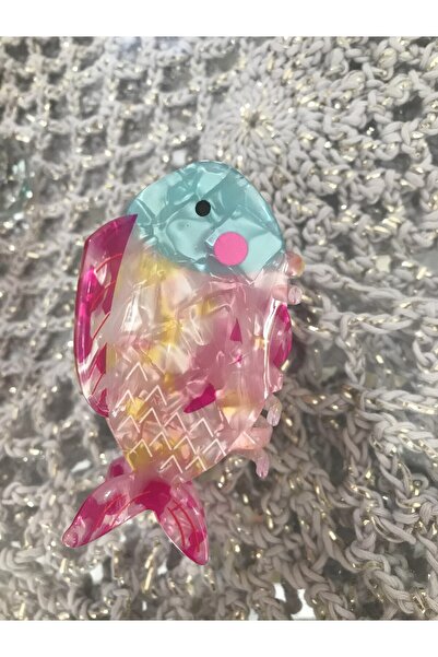 the ASEL İNCİ مشبك على شكل سمكة