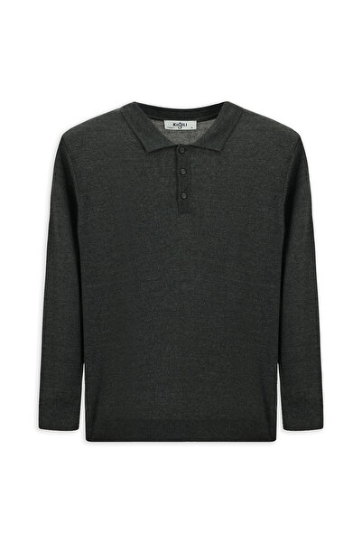 Kiğılı Polo Neck Regular Fit Wool Knitwear Sweater