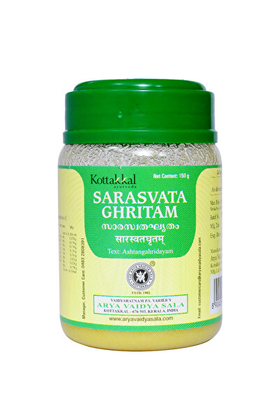 Kottakkal (عبوة من قطعتين) أعشاب ساراسواتا غريتام الأيورفيدية (2 × 150 جم) - ...