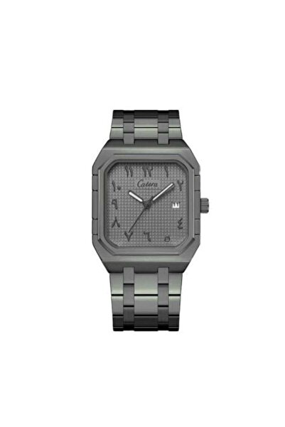 catera Men's steel watch with Arabic numerals in Verani color